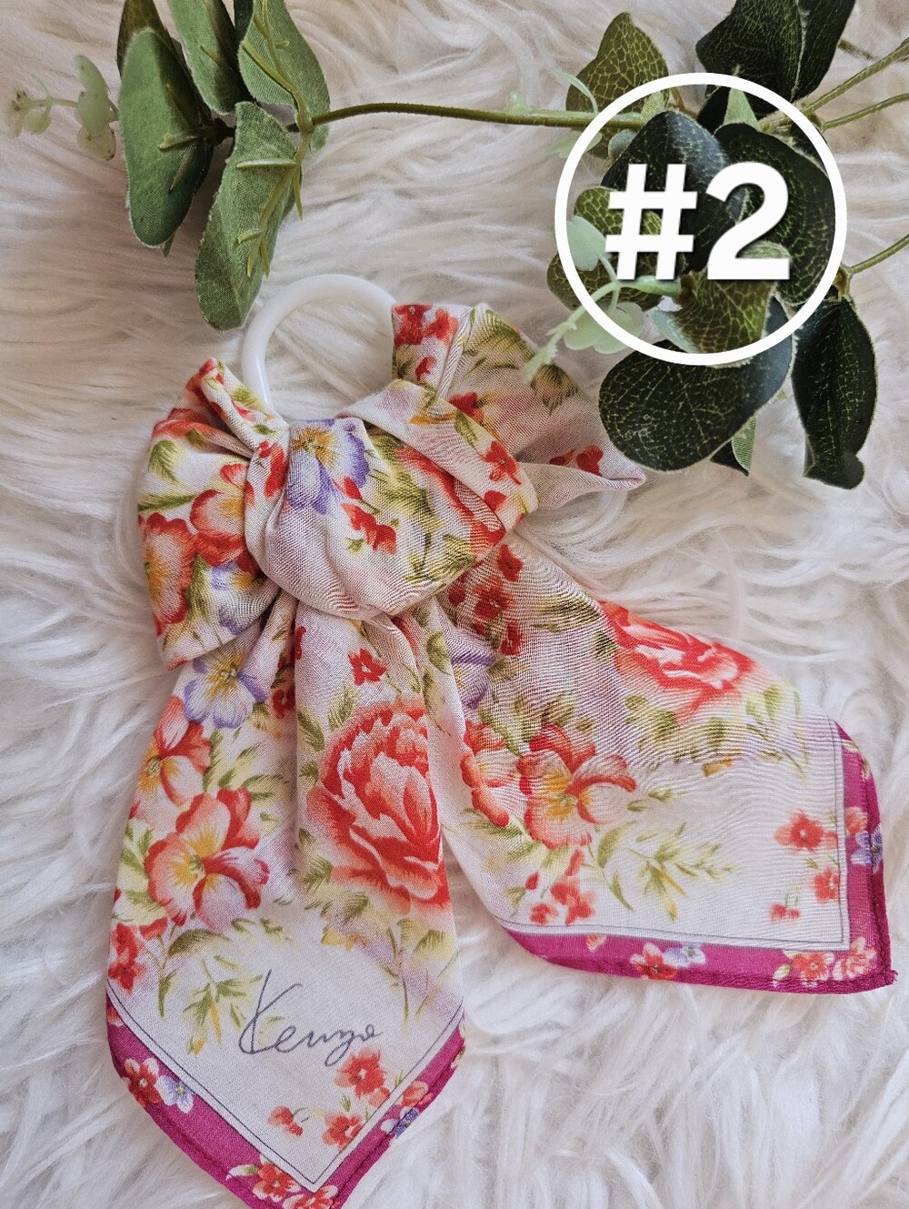 Kenzo: Pick 1 Vintage Scarf/Charm - Picture 4 of 12